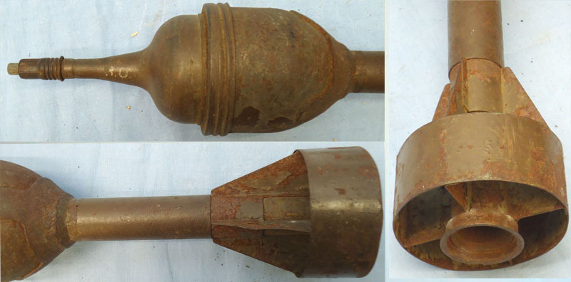  INERT DEACTIVATED. British WW2, PIAT (Projector Infantry Anti-tank) HEAT (High Explosive Anti Tank) Round With Fuse. Sn - 19579 INERT DEACTIVATED. British WW2, PIAT (Projector Infantry Anti-tank) HEAT (High Explosive Anti Tank) Round With Fuse. Sn - 19579  Other Ammunition