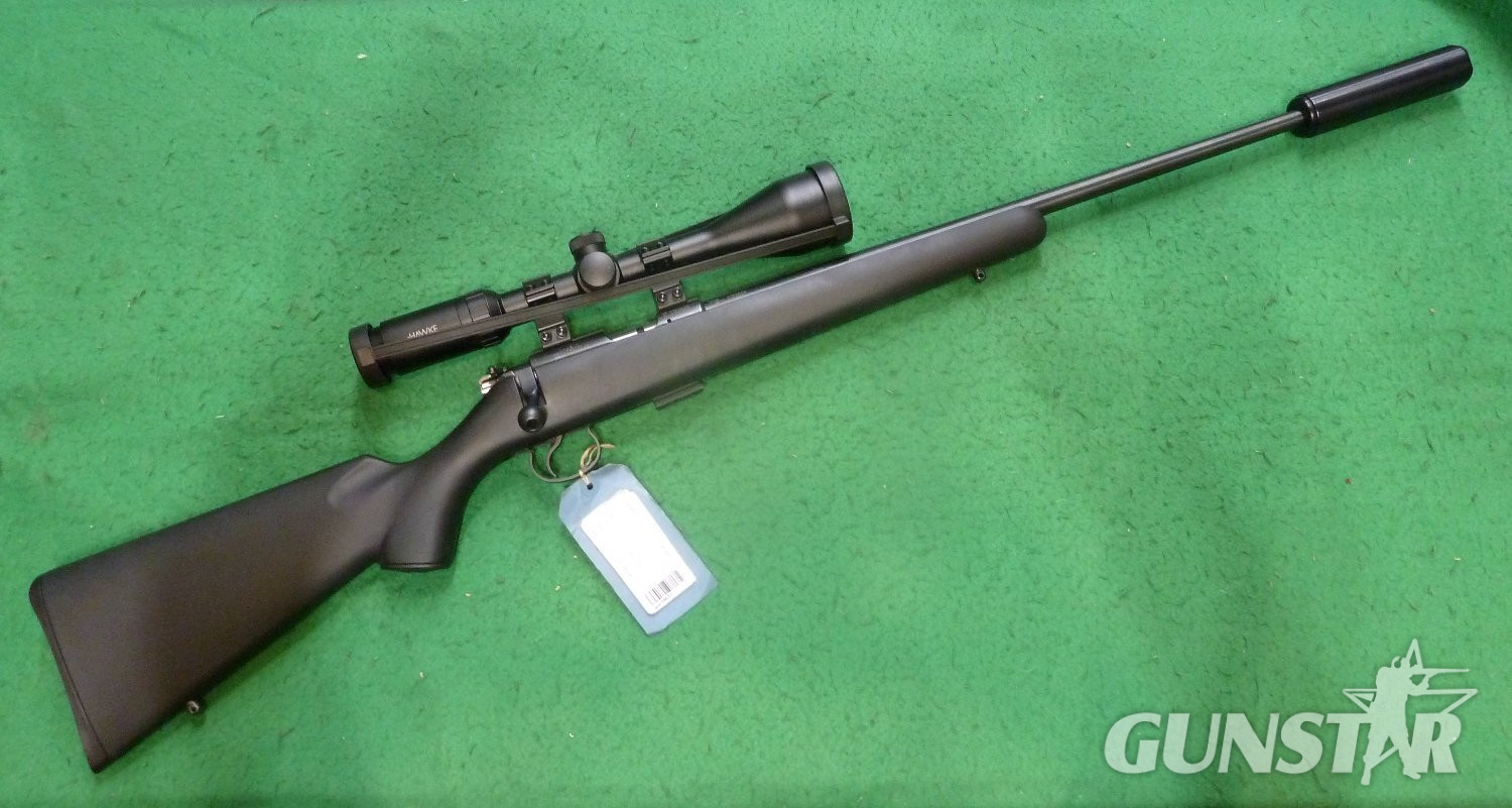 CZ 455 Black Synthetic Bolt Action .22 Long Rifle (.22 LR) Rifle in 