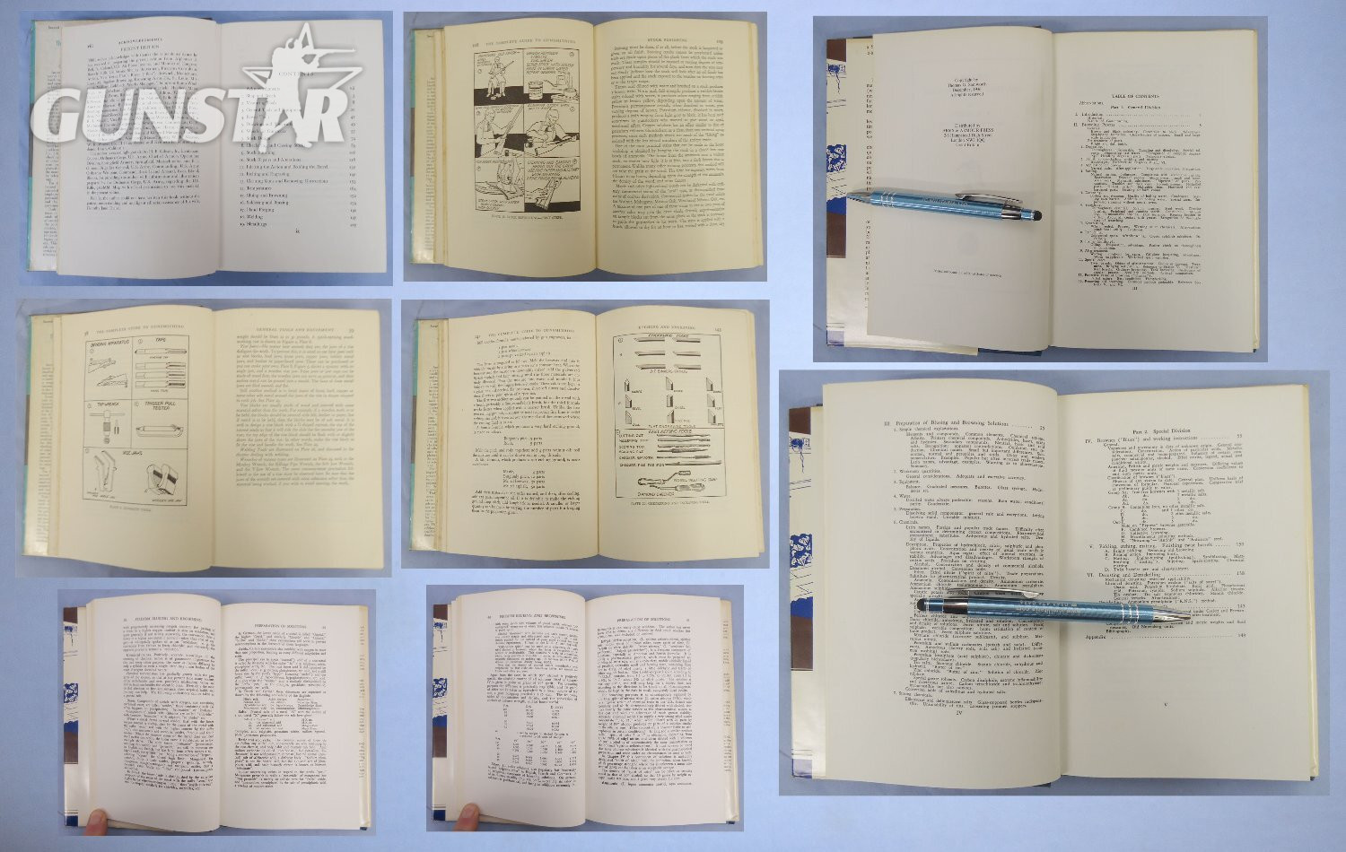 Pair* c1960’s Complete Guide to Gunsmithing & c1930’s Firearm Blueing and Browning Books. BO 464. Pair* c1960’s Complete Guide to Gunsmithing & c1930’s Firearm Blueing and Browning Books. BO 464.  Magazine