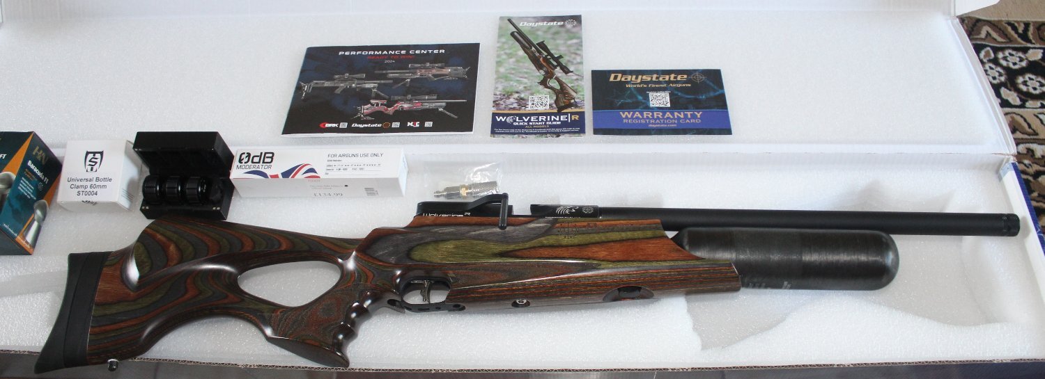 Daystate WOLVERINE R 2 HI-LITE  FORRESTER STOCK - NEW...NEVER USED - .177