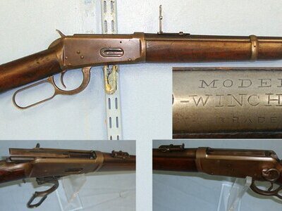 1908 Winchester Model 1894 .32-40 Obsolete Centre Fire Calibre, Lever Action Saddle Carbine With Saddle Ring & Tube Magazine. Sn 23340:2 winchester Lever Action .32-40 Winchester (.32-40 Ballard) Rifle
