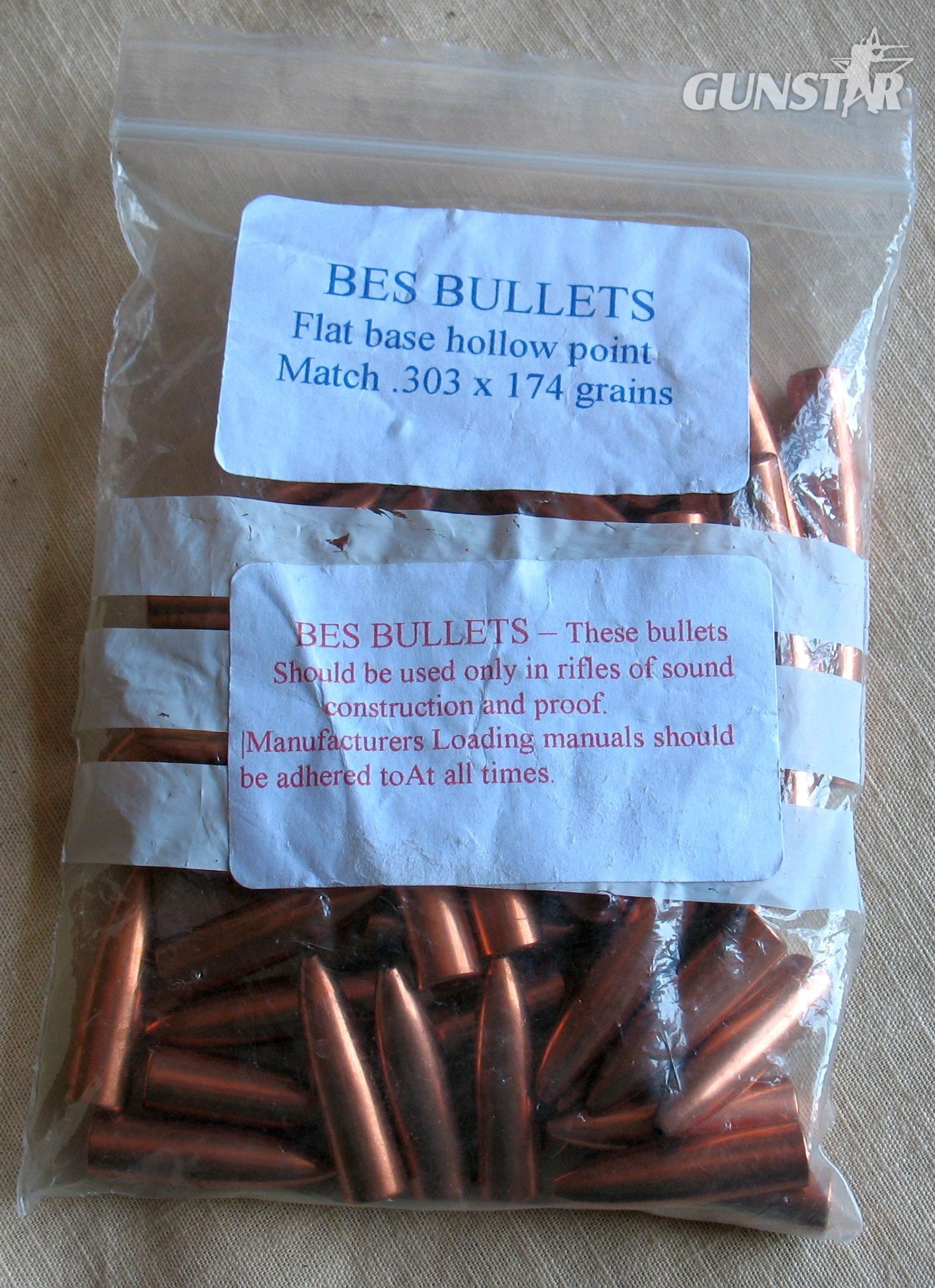 BES Bullets .303 215gr MkVI Round Nose Flat Base Plus .303 Other Ammunition 
