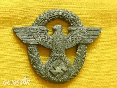 Unknown German world war two Police NCO's Cap Eagle Antique & Militaria