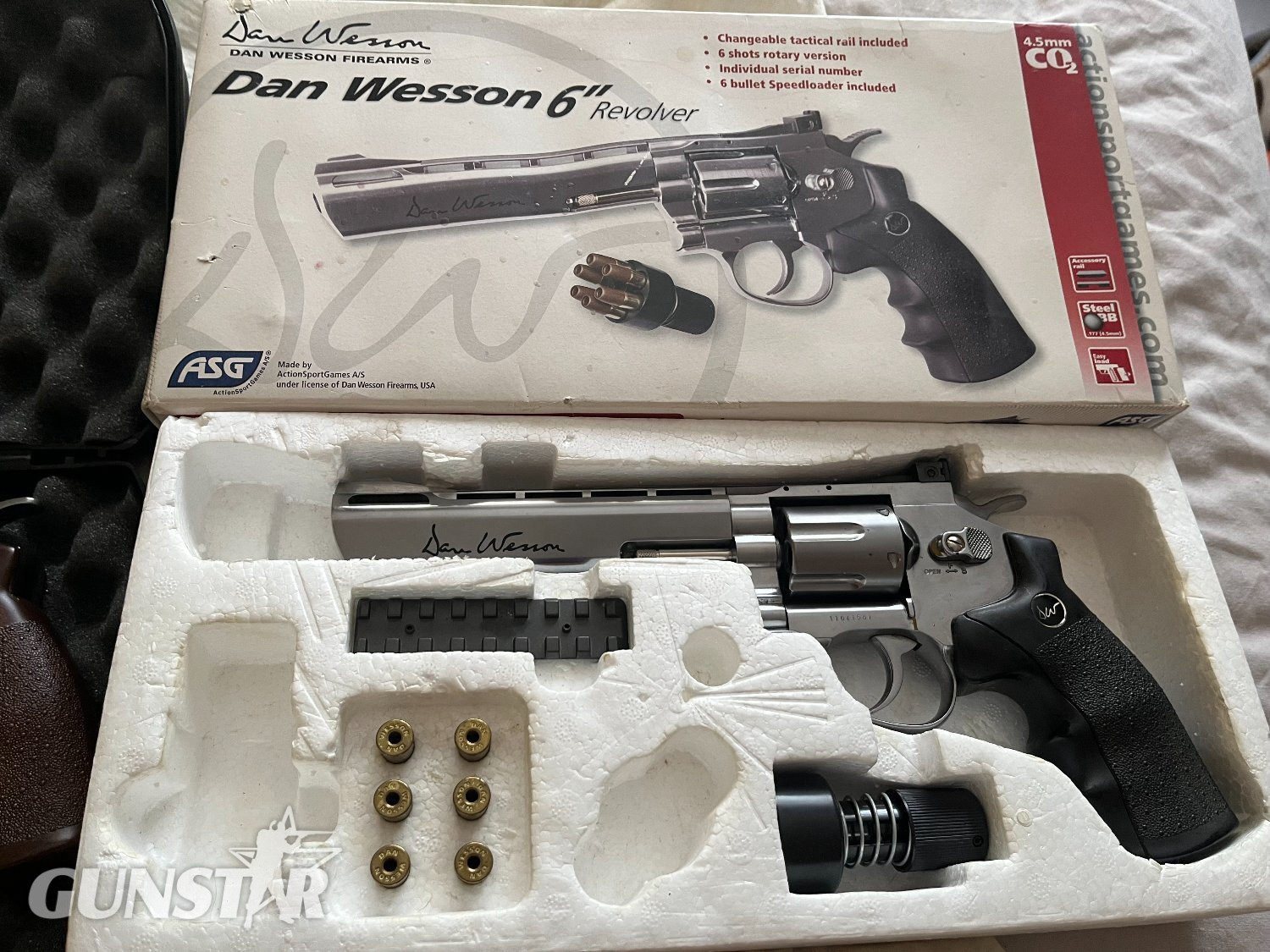  ASG (ActionSportGames) dan wesson 6" revolver 4.5mm