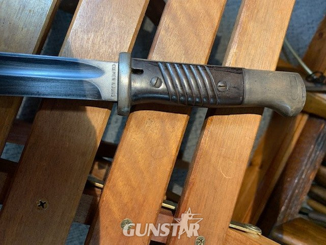 CLEMEN & JUNG M 1884/98 bayonet, Third model, WWII  Bayonet in 