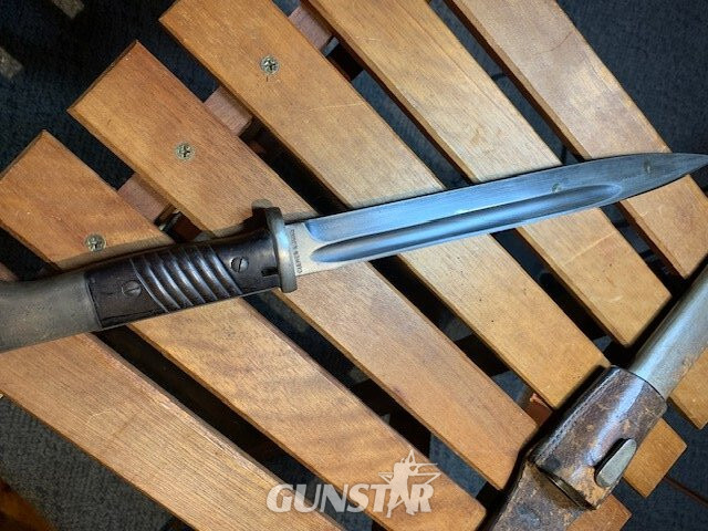 CLEMEN & JUNG M 1884/98 bayonet, Third model, WWII  Bayonet - {CATEGORY}