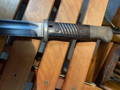 CLEMEN & JUNG M 1884/98 bayonet, Third model, WWII  Bayonet