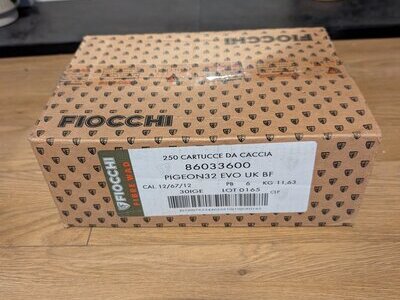 Fiocchi (Italy) 12 gauge Pigeon32 EVO UK BF  Cartridges