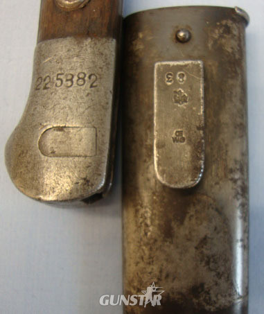  Turkish M1935 Bayonet and Scabbard. Bayonet