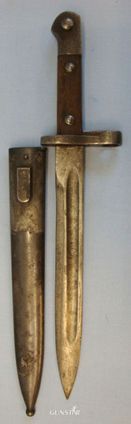 Turkish M1935 Bayonet and Scabbard. Bayonet