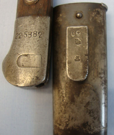  Turkish M1935 Bayonet and Scabbard. Bayonet