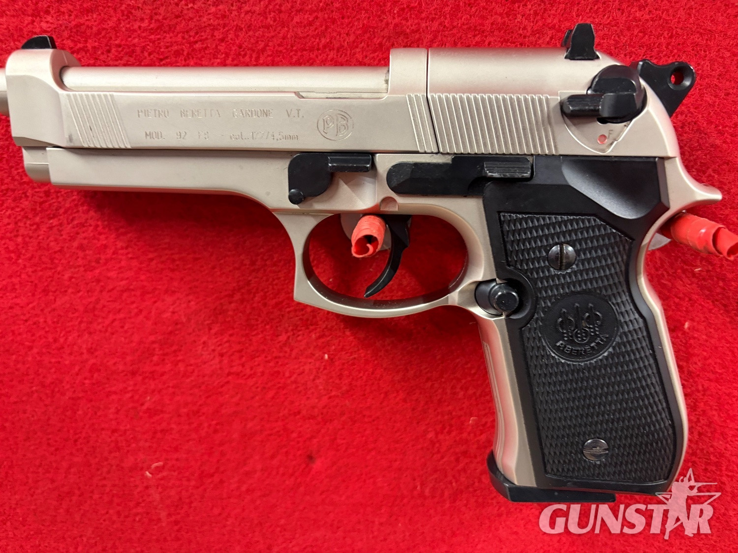 Beretta 92FS Nickel .177