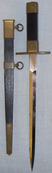  Scarce* French Model 1924 Air Force NCO Dirk. 19584 Dagger