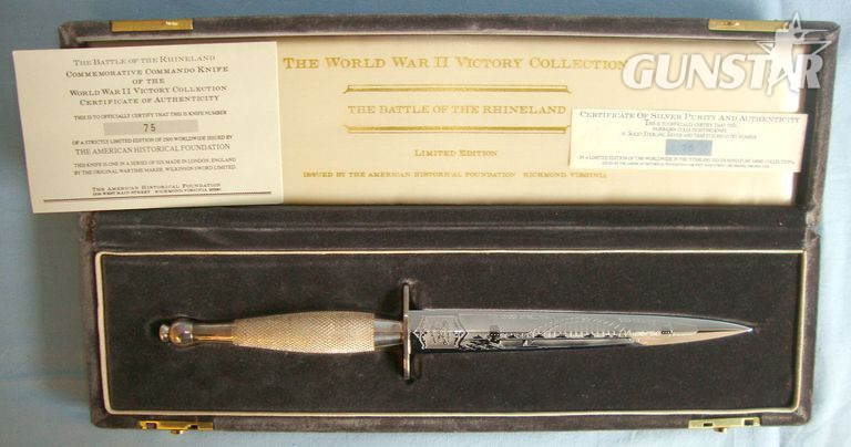 MINT Boxed & Cased Limited Edition No.75 of 2,500 Commemorative 2nd Pattern FS F Knive in 