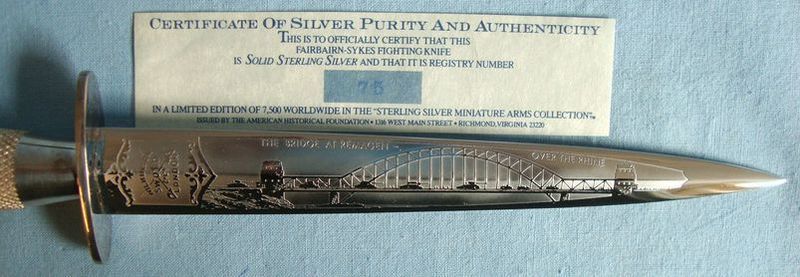  MINT Boxed & Cased Limited Edition No.75 of 2,500 Commemorative 2nd Pattern FS F Knive