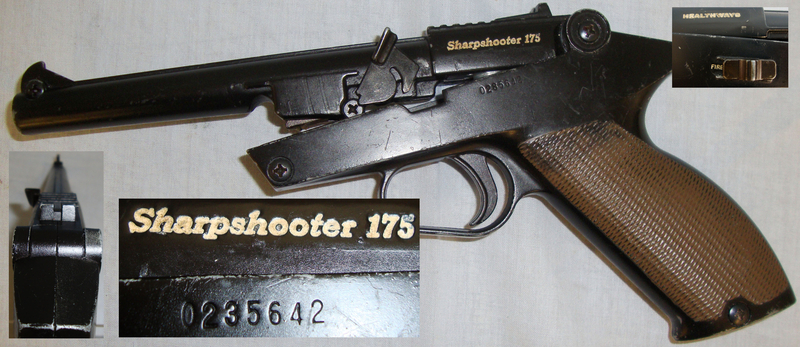 Healthways (USA) Rare ‘Healthways Sharpshooter 175’ .175 BB Air Pistol. AI 748. None
