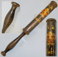 Victorian Hand Painted ‘Horton’ (North Yorkshire) Police Baluster/Tipstaff/Truncheon. 20607. Victorian Hand Painted ‘Horton’ (North Yorkshire) Police Baluster/Tipstaff/Truncheon. 20607. Antique & Militaria