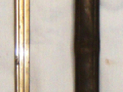German Imperial Colonial Forces Seitengewehr Model 1898 Quillback Bayonet, Scabbard and Frog. BAYO 6275. Bayonet