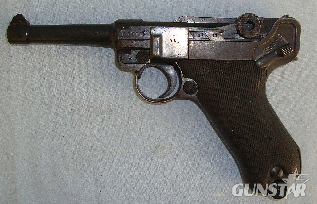  WW2 Era 1937 Dated Nazi German Officer's Mauser 'S/42' Code Luger PO8 9mm Parabellum Calibre Semi Auto Pistol**MOVING PARTS UK/EU 2026 DEACTIVATION**Sn 23641 luger None Semi Auto