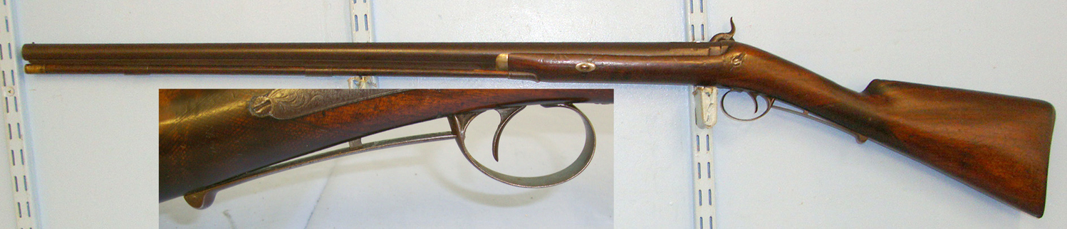  Conway With Rare Early Form Grip Safety. Sn 20950 Muzzleloader 14 Bore/gauge