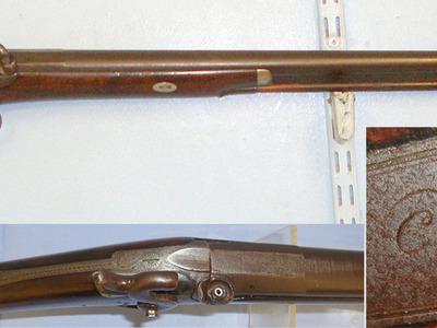 Conway With Rare Early Form Grip Safety. Sn 20950 Muzzleloader 14 Bore/gauge