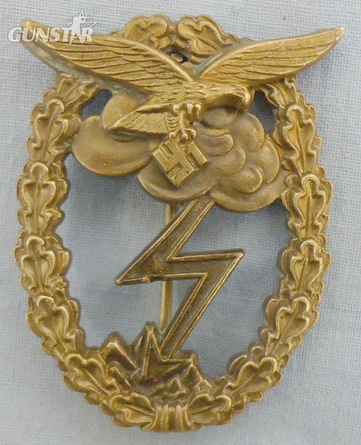 Nazi Luftwaffe WWII Ground Combat Badge by G.H. Osang, Dresden. 22104. Nazi Luftwaffe WWII Ground Combat Badge by G.H. Osang, Dresden. 22104.  Antique & Militaria in 
