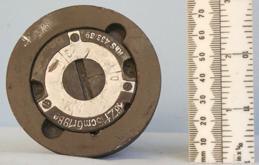  German Anti Concrete Shell Base Fuse (BdZf15cmGr19Bd) For The 15Cm s FH18 Field  WW2 INERT Unfired German Anti Concrete Shell Base Fuse (BdZf15cmGr19Bd) For The  Antique & Militaria