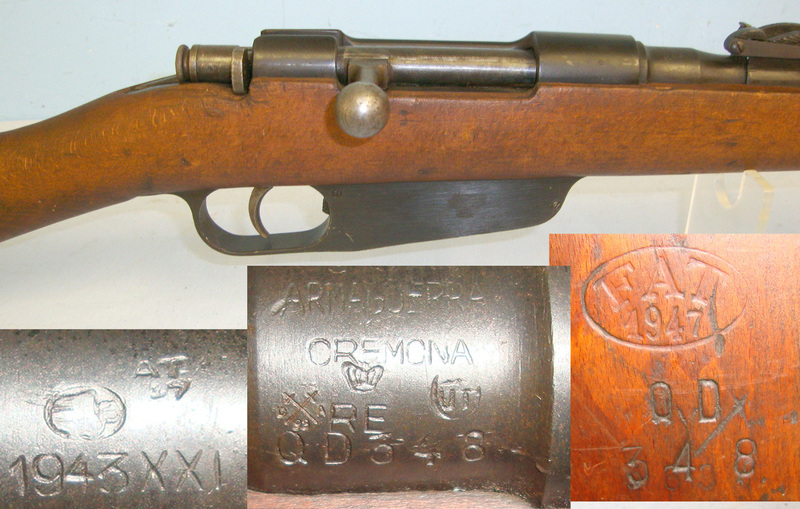 Armaguerra Cremona 6.5mm Calibre Rifle.**VERY EARLY UK 1993 DEACTIVATION CERTIFICATED** Bolt Action None Rifle