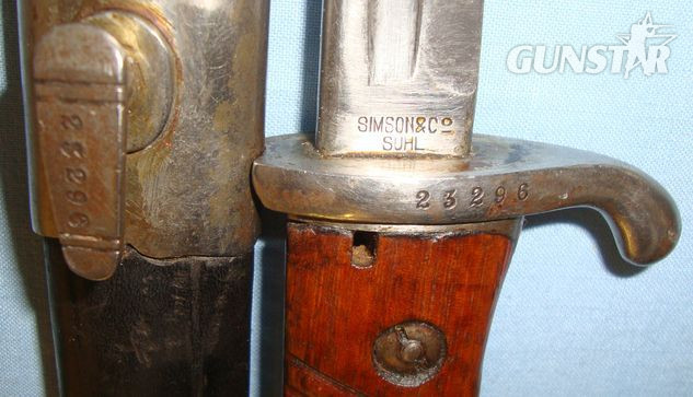 Simson & Co, Suhl, Simson & Co, Suhl Bayonet