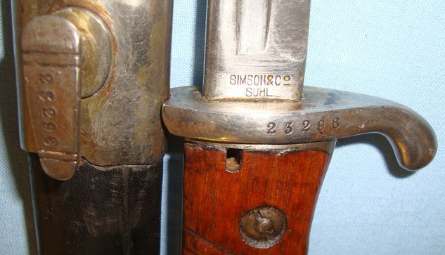 Simson & Co, Suhl, Simson & Co, Suhl Bayonet