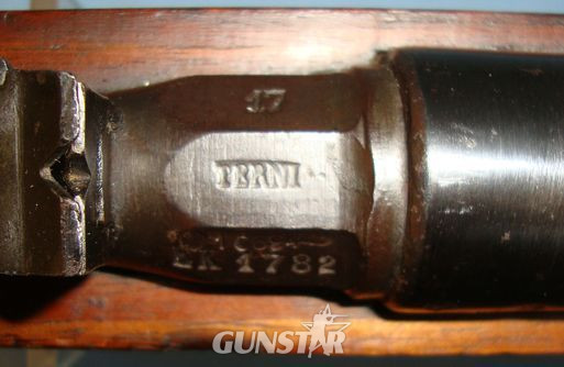  R.E. Terni (FAT) Model 1891 (M91) Terni Arsenal Bolt Action Rifle. Bolt Action 6.5 mm Rifle