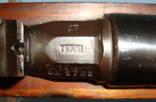  R.E. Terni (FAT) Model 1891 (M91) Terni Arsenal Bolt Action Rifle. Bolt Action 6.5 mm Rifle