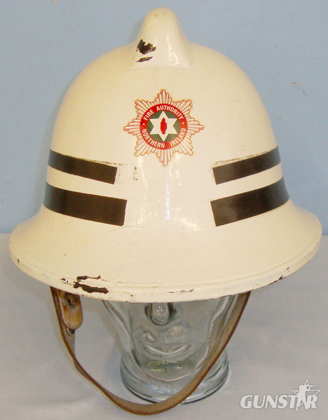 1974-Northern Ireland Fire Authority Assistant Divisional Officers Fire Helmet. Sn: 1783. 1974-Northern Ireland Fire Authority Assistant Divisional Officers Fire Helmet. Sn: 1783. Antique & Militaria in 