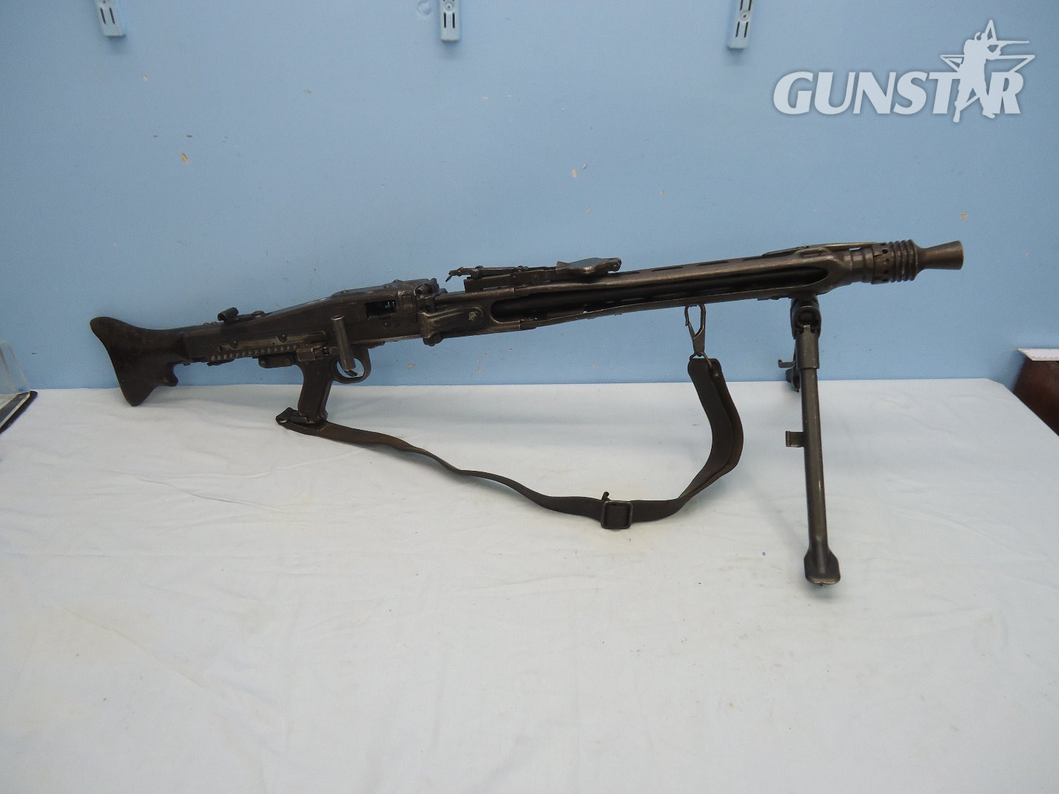 Rare, Variant, German, MG42 (Rheinmetall MG42/58) (Early Production). 7.62x51 Machine Gun and Sling. ** OLD SPEC** 1996 UK DEACTIVATION CERTIFICATED** D 5989 Rare, Post War Variant, German, MG42 (Rheinmetall MG42/58) (Early Production). 7.62x51 Machine Gun and Sling. ** OLD SPEC** 1996 UK DEACTIVATION CERTIFICATED** D 5989 Various  Machine Gun - {CATEGORY} in 