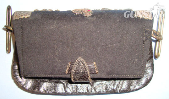 Victorian East Yorks Volunteer Artillery Officer's Silver Bullion Shoulder Belt  East Yorks Volunteer Artillery Officer's Silver Bullion Shoulder Belt Pouch. Other Accessory