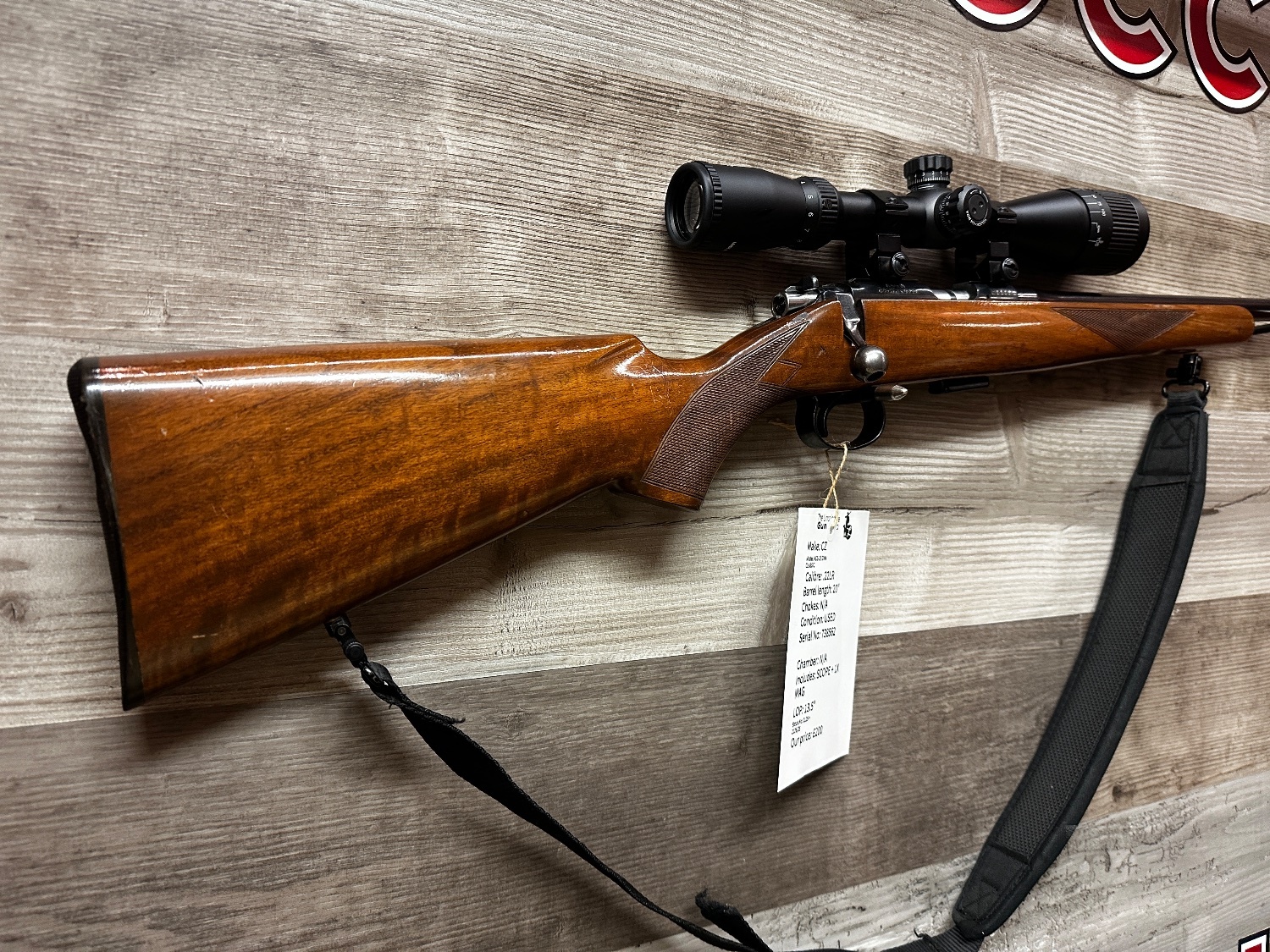 CZ 452-2E ZKM Classic Bolt Action .22 Long Rifle (.22 LR) Rifle