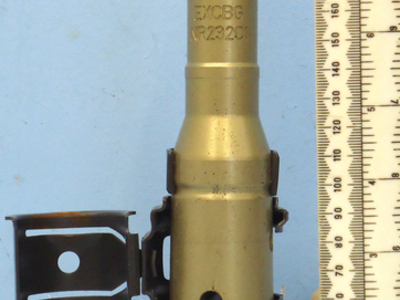 INERT DEACTIATED. Mint Dutch Made EMZ Headstamp 25mm (25x137) Dummy Drill M242 Bushmaster Round And Link For The U.S. Army M2/M3 series Bradley Fighting Vehicles. - O 1613 INERT DEACTIATED. Mint Dutch Made EMZ Headstamp 25mm (25x137) Dummy Drill M242 Bushmaster Round And Link For The U.S. Army M2/M3 series Bradley Fighting Vehicles. - O 1613  Other