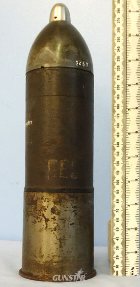 First Pattern (H1) Hollow Charge Tracer Round for the 7.5 cm leichtes Infanterie First Pattern (H1) Hollow Charge Tracer Round for the 7.5 cm leichtes Infanterie Antique & Militaria in 
