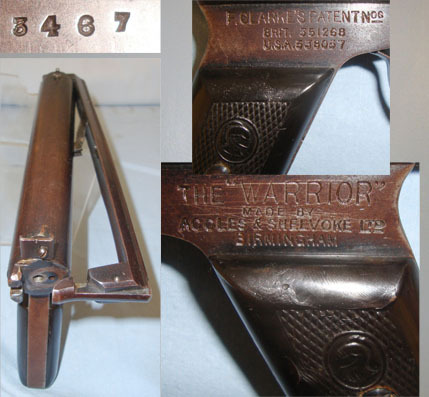  Accles & Shelvoke Warrior Air Pistol .177