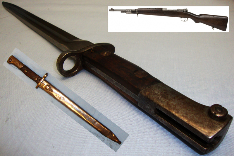 Belgian ‘M1924’Long Bayonet and Scabbard. BAYO 720. Bayonet