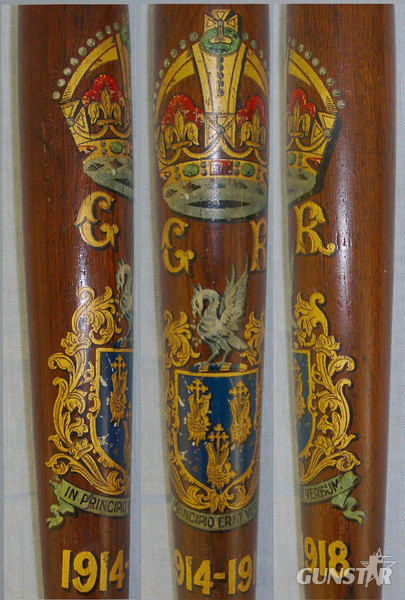 WW1 1914-1918 Dated, King\'s Lynn, Norfolk Constabulary, Lignum Vitae Tropical Hard Wood Polychrome Decorated Police Truncheon  Antique & Militaria