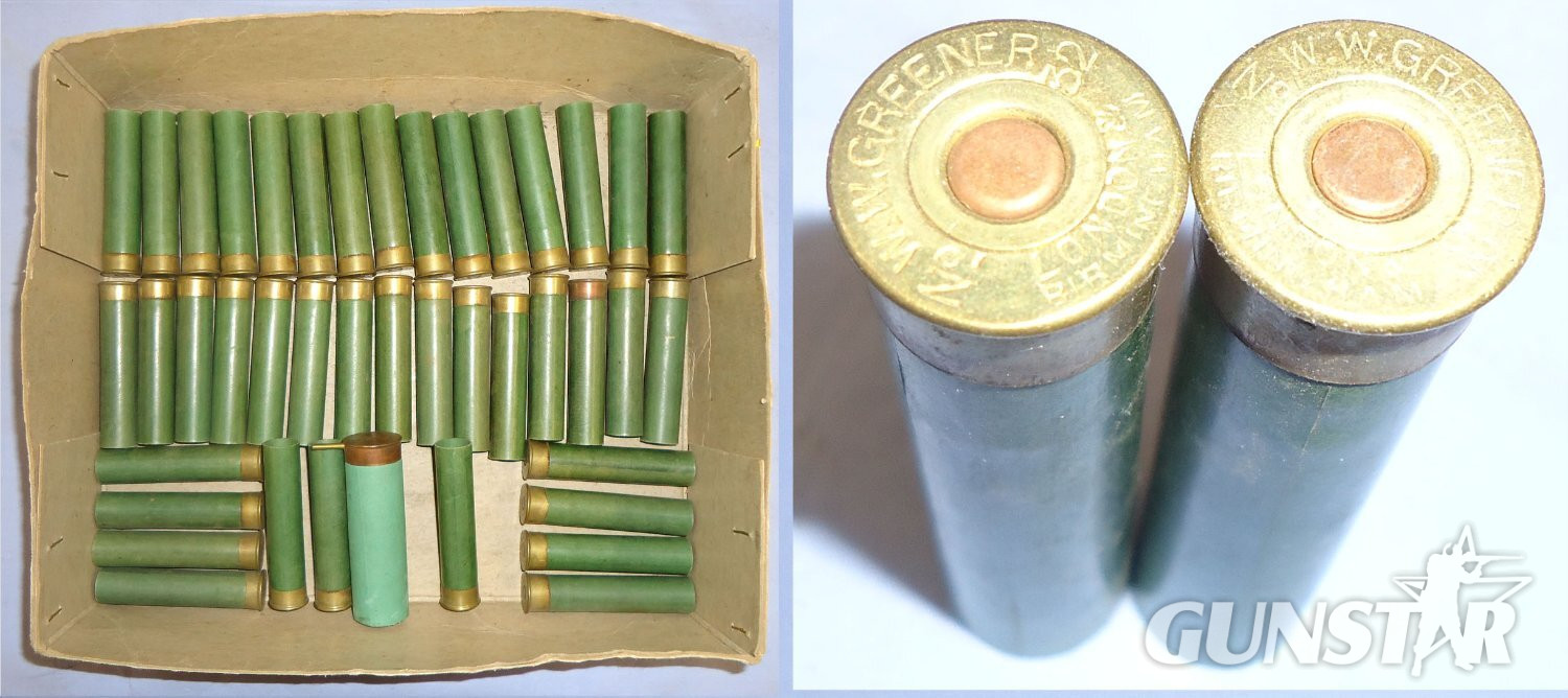 W.W. Greener INERT DEACTIVATED* W.W. Greener 32 Bore Primed Unfired Cardboard Shotgun Cartridge Cases. (41 of). O 1123 Other Accessory in 