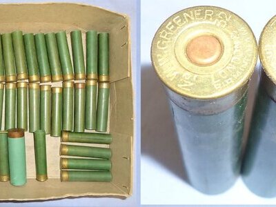 W.W. Greener INERT DEACTIVATED* W.W. Greener 32 Bore Primed Unfired Cardboard Shotgun Cartridge Cases. (41 of). O 1123 Other Accessory