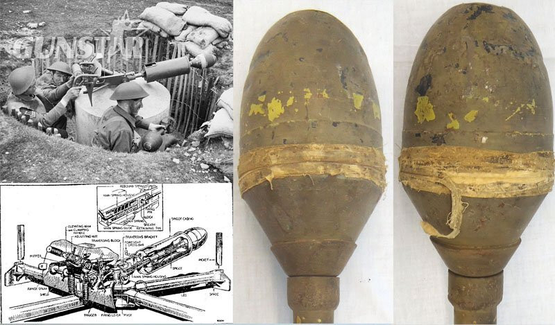 INERT DEACTIVATED. RARE, Home Guard, Early WW2, 20lb Blacker Bombard 29mm Spigot Mortor 20 Lb High Explosive (HE) Anti Tank Practice Round. Sn - 22044:2 INERT DEACTIVATED. RARE, Home Guard, Early WW2, 20lb Blacker Bombard 29mm Spigot Mortor 20 Lb High Explosive (HE) Anti Tank Practice Round. Sn - 22044:2  Other Ammunition