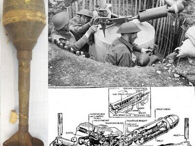 INERT DEACTIVATED. RARE, Home Guard, Early WW2, 20lb Blacker Bombard 29mm Spigot Mortor 20 Lb High Explosive (HE) Anti Tank Practice Round. Sn - 22044:2 INERT DEACTIVATED. RARE, Home Guard, Early WW2, 20lb Blacker Bombard 29mm Spigot Mortor 20 Lb High Explosive (HE) Anti Tank Practice Round. Sn - 22044:2  Other Ammunition