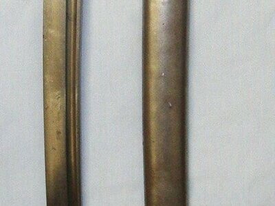EXTREMELY RARE, ONE OF ONLY APPROX 6000**Original, Pre WW2 Japanese NCO\'s 1st Pattern, Type 95 Katana With Solid Copper Hilt, Suya (Harp) & Tokyo Kokura Arsenal Marks & Scabbard. Sn 20649 Sword
