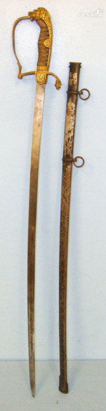 Imperial German WW1 Era Kinder (Child’s) Dress Sabre With Lion’s Head Pommel Sca Sword in 
