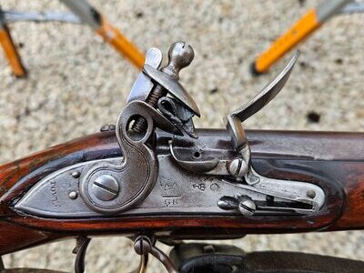 Baker Rifle (Rifle Shoppe Inc. USA) 0.62 Cal. 1776 British Rifle (Replica) Flintlock, Muzzleloader .62 Cal Muzzleloader Rifle