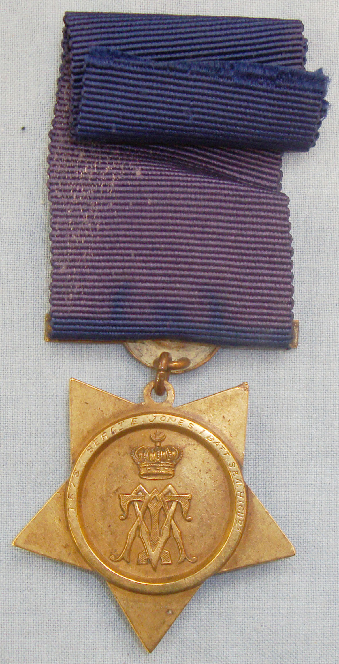  Khedive’s Star To Sergeant E. Jones 1st Battalion Seaforth Highlanders. Egyptian Khedive’s Star To Sergeant E. Jones 1st Battalion Seaforth Highlanders. Other Accessory