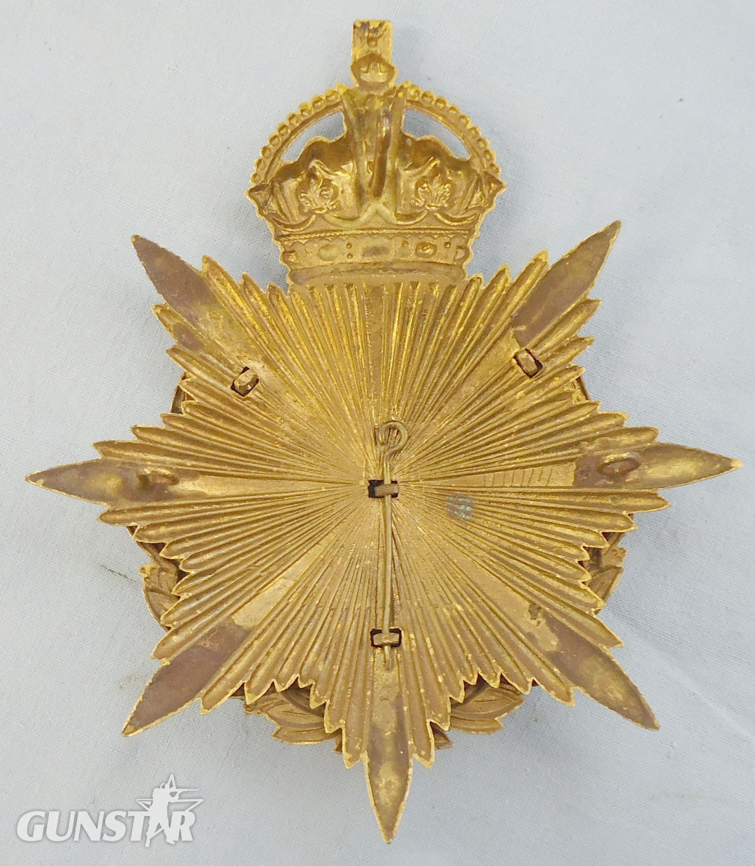  Post ‘1901’ Kings Crown Officers Silver Gilt ‘Manchester Regiment’ Helmet Plate. 19289:10 Post ‘1901’ Kings Crown Officers Silver Gilt ‘Manchester Regiment’ Helmet Plate. 19289:10 Antique & Militaria